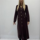 abito lungo con bottoni decorativi incanto